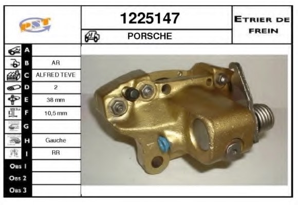 SNRA 1225147 Brake Caliper